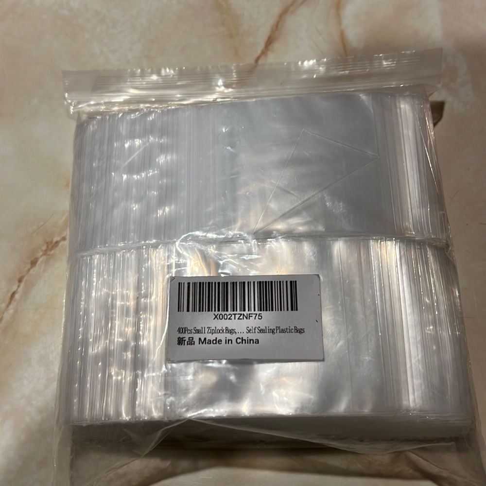 NIB 400pc Ziplock mini bags